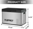 KUPPET Portable Refrigerator/Fridge 20Qt, Vehicle Refrigerator - Car Freezer, Dual Temperature Electric Cooler for Camping, Beach Party, Travel, Picni