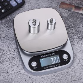 CH305 stainless steel kitchen scale; food scale; home baking scale; medicine scale; electronic scale; tea scale; cooking scale (colour: 10kg/1g)